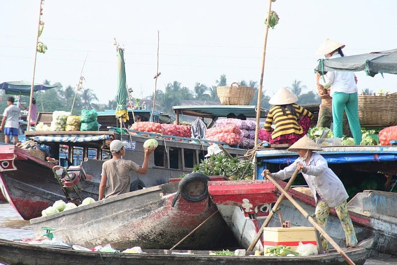 Life on the water and floating market